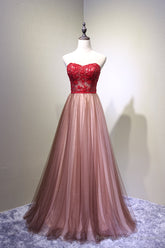 Sweetheart Tulle Prom Dress , Charming Handmade Party Gown, Prom Dress